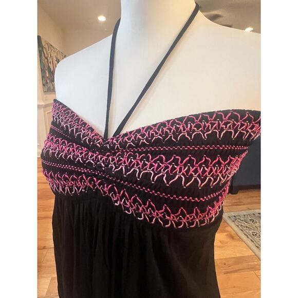 CACHE NWT TUBE TOP EMBROIDERED DRESS WOMENS MEDIUM - Picture 5 of 5